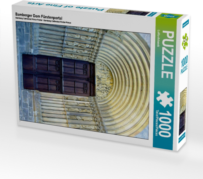 Calvendo Bamberger Dom Fürstenportal 1000 Teile Puzzle hoch 480x640mm, CALVENDO; 7401499