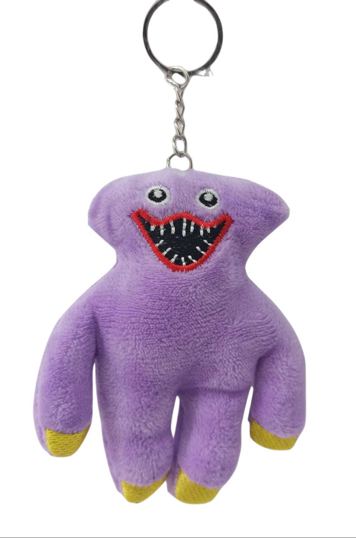 SOMA Huggy Wuggy Poppy Playtime Huggy Wuggy Kuscheltiere Plüsch New Horror Game Hagiwagi Plüschpuppe für Kinder (Huggy Wuggy Schlüsselanhänger lila)