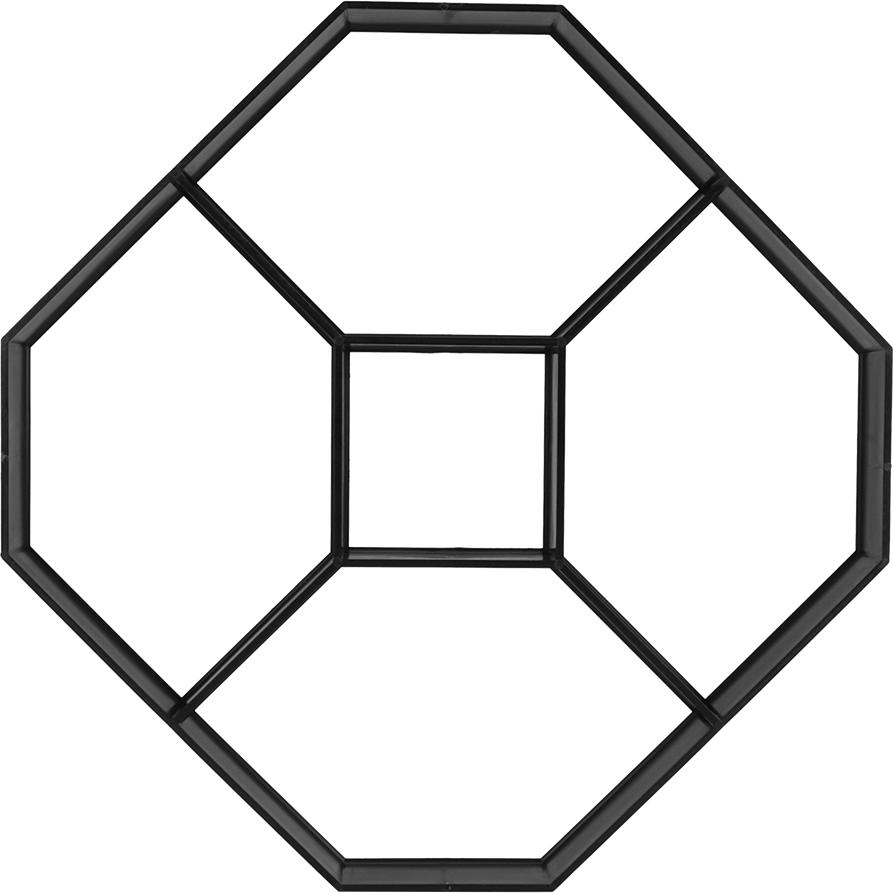 Cocosity Sechseckige DIY-Betonpflasterform für Gartenwege aus Zementziegeln, ideal für Terrasse und Hof