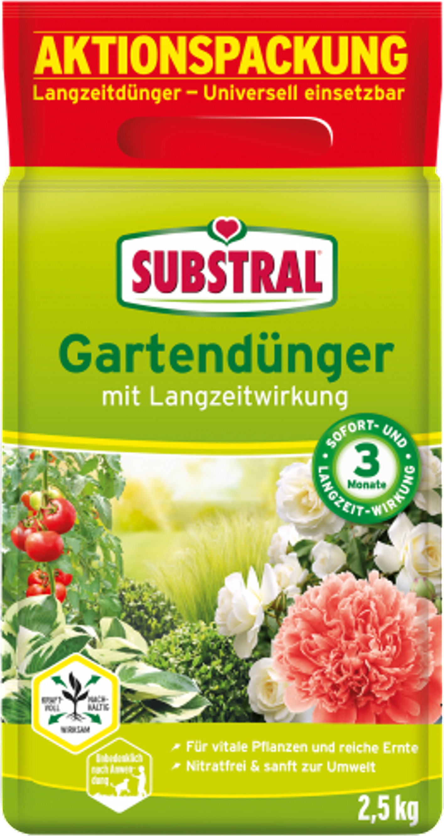 Substral Gartendünger mit Langzeitwirkung 2,5 kg NEW-6493
