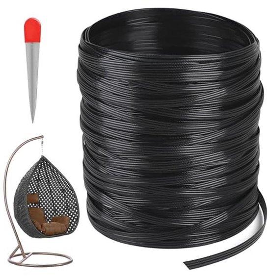 Famanu Rattan Reparaturmaterial 65 m - Synthetisches Geflechtmaterial und Werkzeug