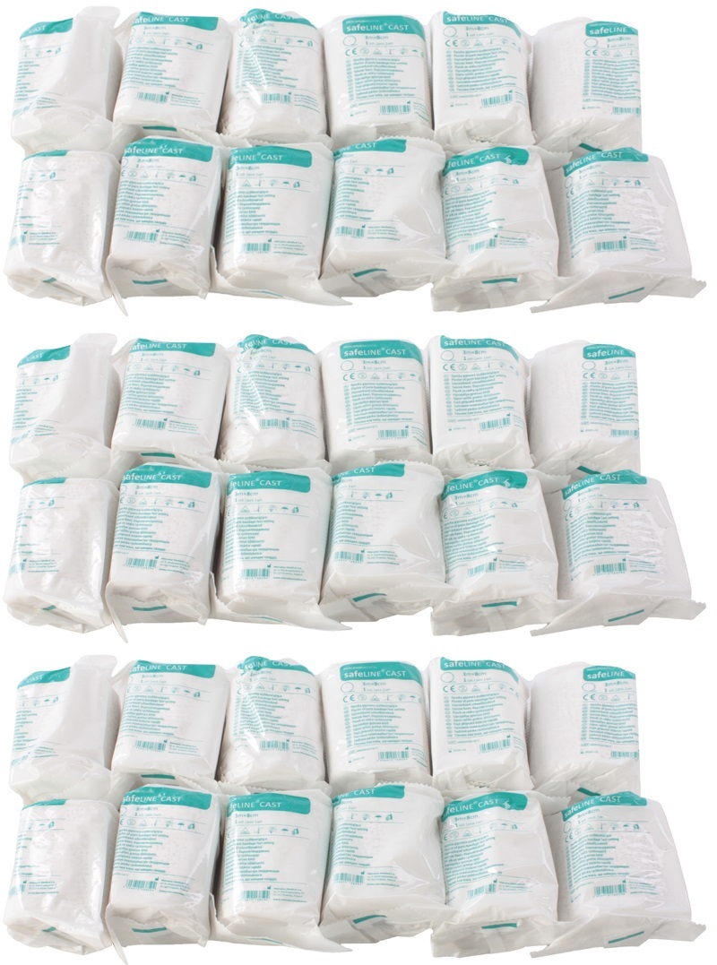 Gipsbinden 10 Stück 7.5cm x 270cm Gipsbinden Geschenk Gips Binden Abdruck Verband Gipsabdruck Gipsbinde Basteln Modellbau schnelltrocknend