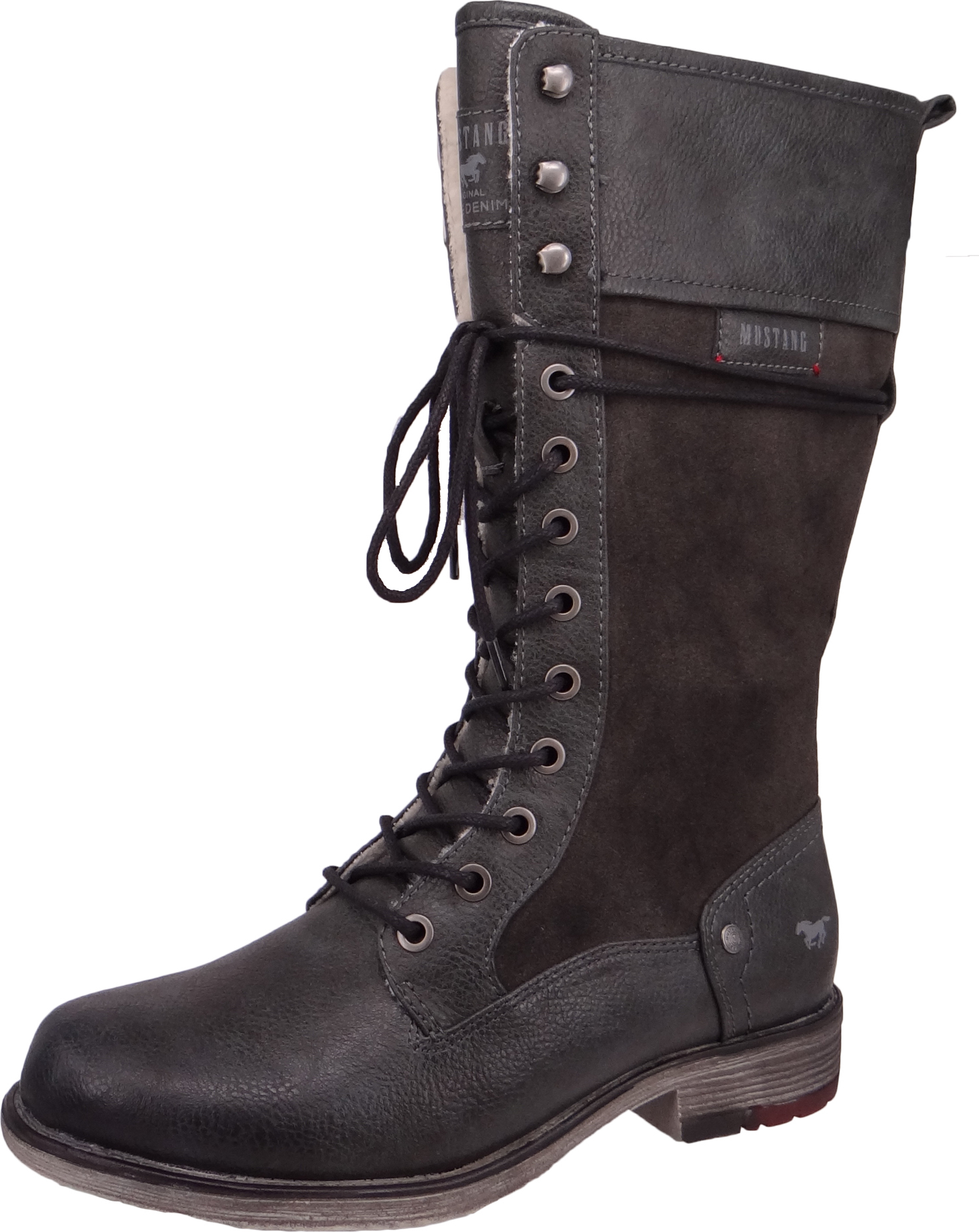 Mustang Stiefel Damen Schwarz