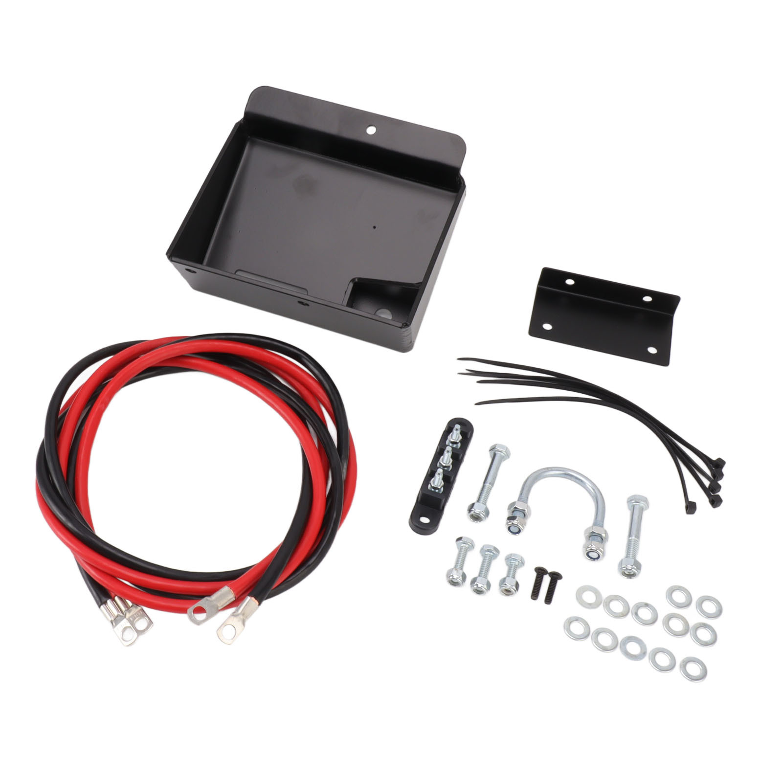 Cocosity Battery Relocate Kit,Battery Relocate Box,ATV Battery Relocation Kit,Battery Terminals Relocation Kit,Battery Box Relocation Kit,Battery Relocation Kit with Tray