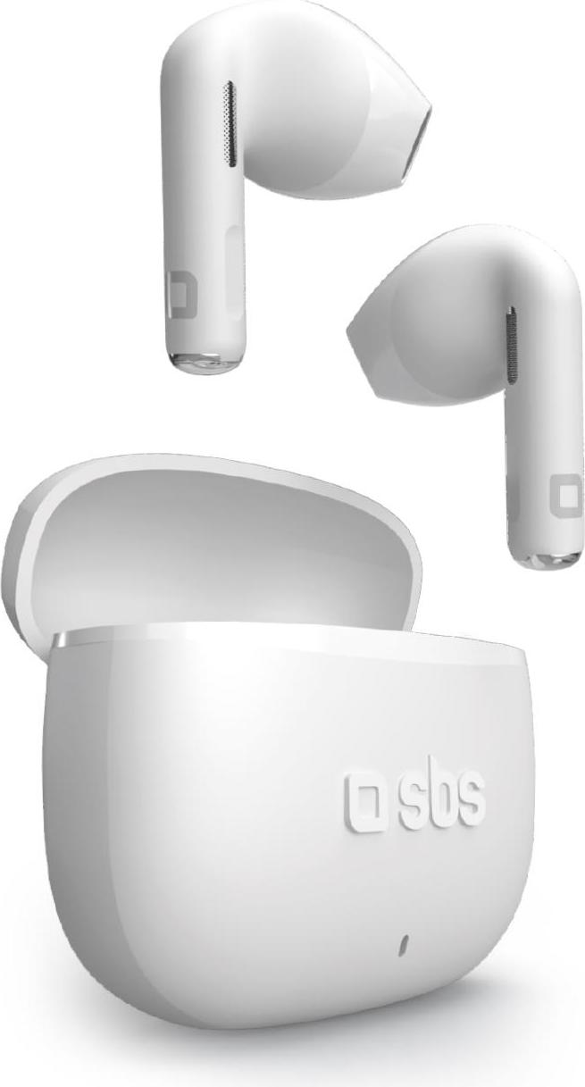 SBS TEEARTWSGOPODSW, True Wireless Stereo (TWS), Hovor / hudba, 50 g, Slúchadlá s mikrofónom, Biela