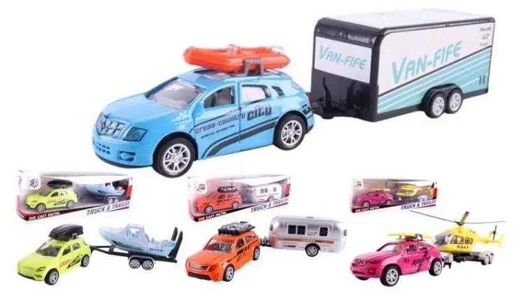 Urlaubsfahrzeug mit Anhänger – Mix – Pro Kids