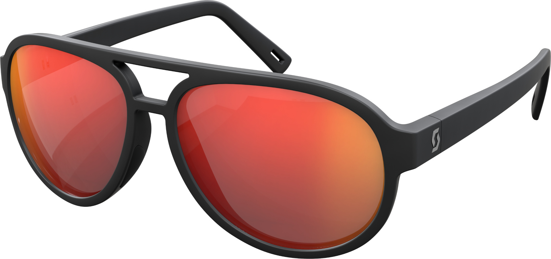 Scott Sunglasses Bass, black, red chrome 2811890001192