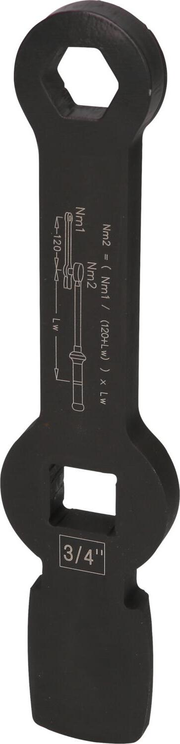 KS Tools 3/4 Schlag-Sechskant-Schlüssel mit 2 Schlagflächen, 24 mm 517.0925