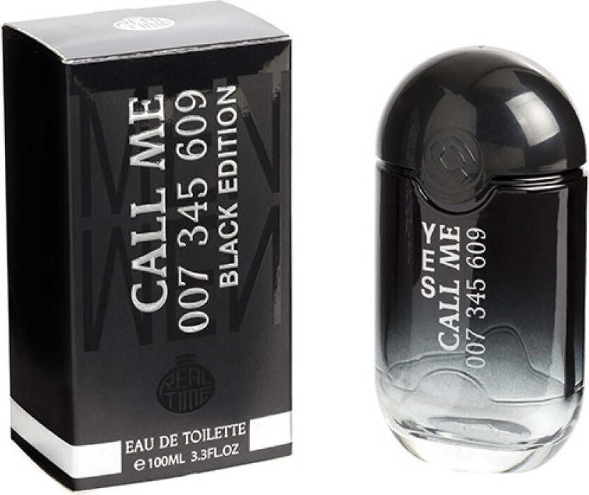 RT CALL ME BLACK EDITION Parfém pre mužov - sladká svieža vôňa -100ml- vonné dvojča