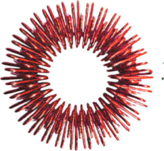 HENDT 2x Finger Massage Rot Akupressur Durchblutung Gesundheit Wellness Alternative Medizin H31272