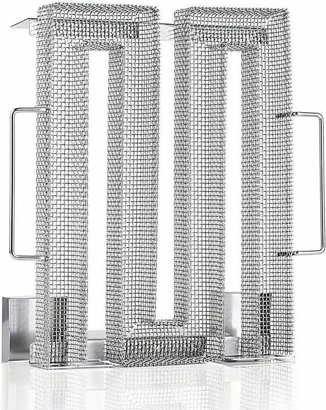 Crrynuo Rauchgenerator Edelstahl Kaltrauchgenerator Profi Kaltrauchgenerator bis zu 20 Stunden Rauch für Grill, Smoker, Grill, Smoker und Räucherofen Grillzubehör KAU-UN-CPK-PH-20250418-147