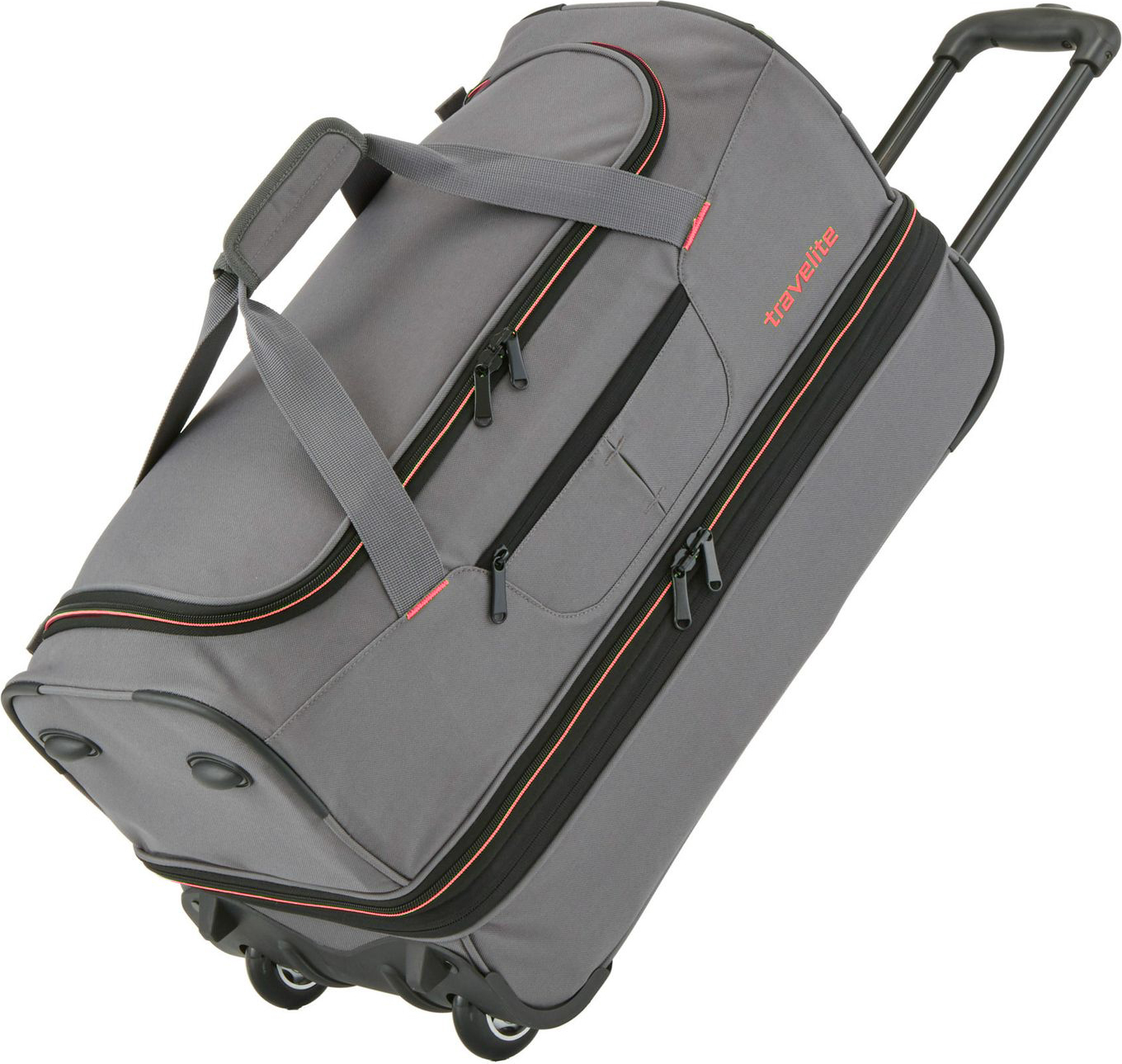 Travelite Basics Wheeled Duffle dunkelgrün