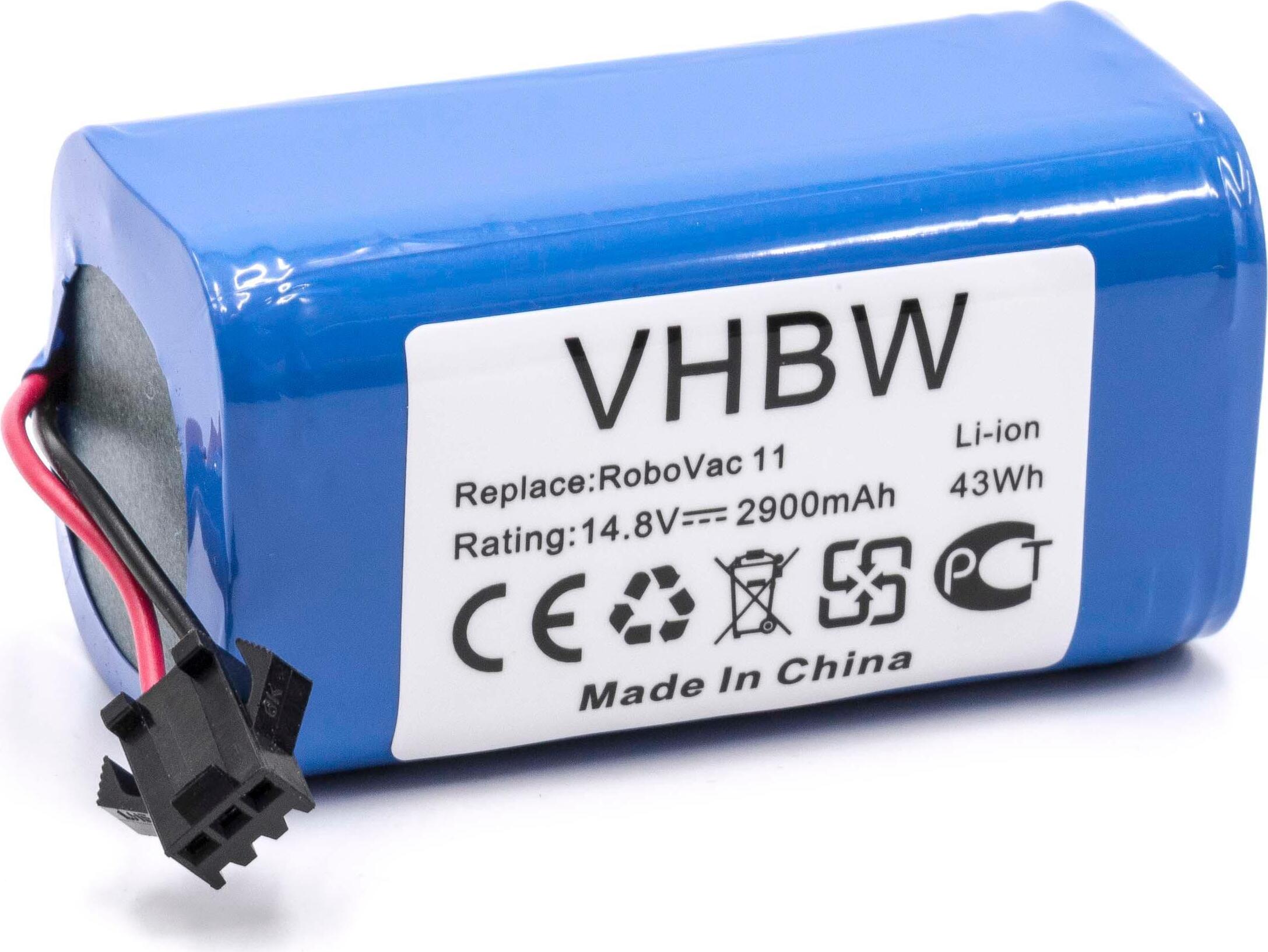 vhbw Akku kompatibel mit Mamibot ExVac 680S, 880, 660 Saugroboter (2900 mAh, 14,8 V, Li-Ion)