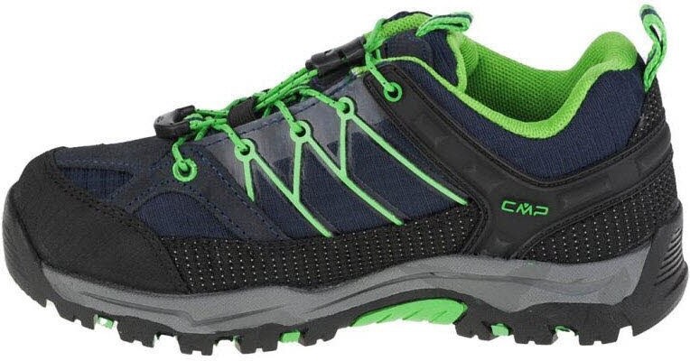 CMP Kids Rigel Low treková chlapčenská outdoorová obuv v modrej farbe, veľkosť 28