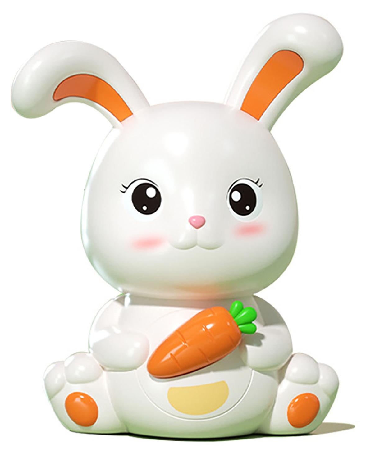 Gistuch Sparschwein aus Kunststoff, niedliche Kaninchenform, Sturzprävention, großes Fassungsvermögen, Hasen-Spardose für Kinder, Geschenk