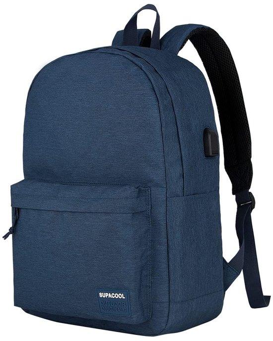 OEM Leichter Laptop-Rucksack 15,6 Zoll blau für Uni 2026