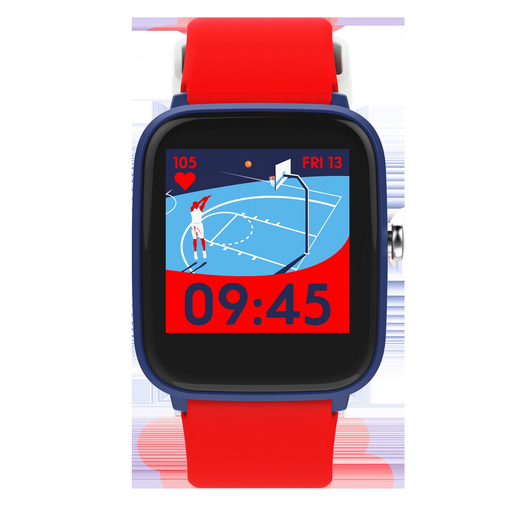 ICE-WATCH Smart ICE smart junior pre chlapcov so silikónovým náramkom modrá červená (1,40') 021875