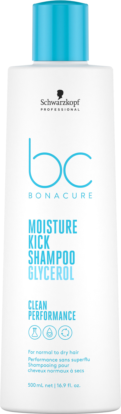 Schwarzkopf Professional BC Bonacure Moisture Kick Shampoo Glycerol vyživujúci šampón pre normálne a suché vlasy 500 ml