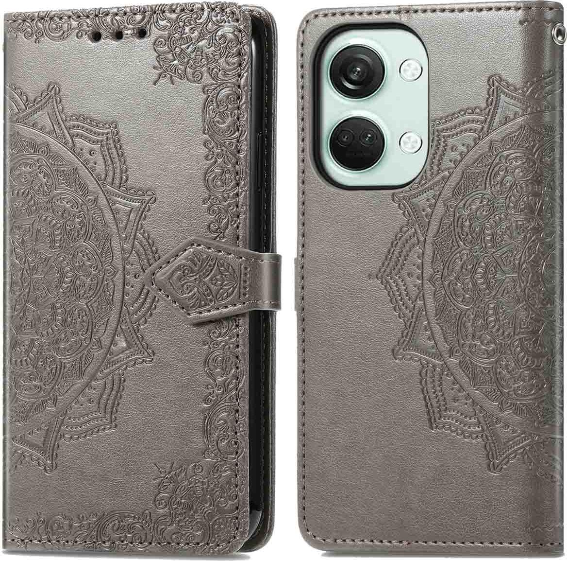 imoshion Mandala Bookcase pre OnePlus Nord 3 - sivá