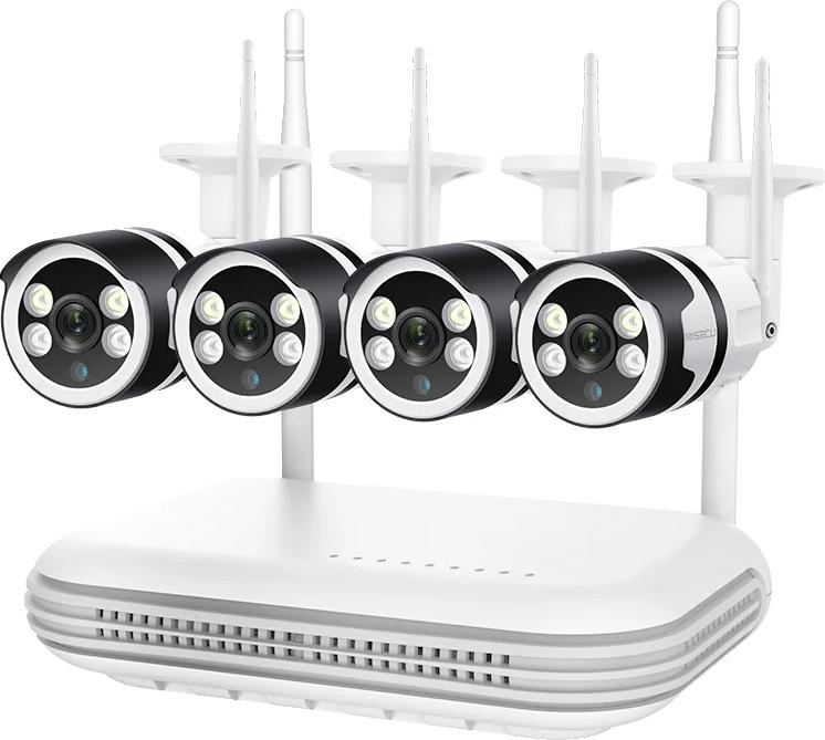 IP kamerový systém, HD rozlíšenie, podpora viacerých kamier, 8CH 4 CAM 3MP