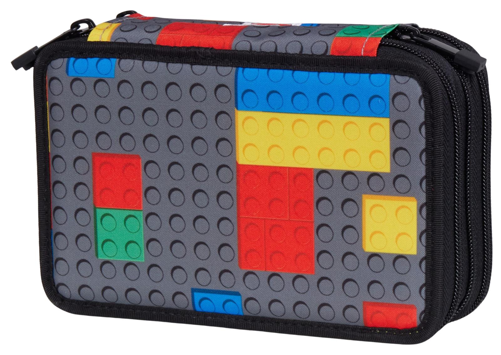 Schultasche LEGO Bricks mit 3 Fächern ausgestattet