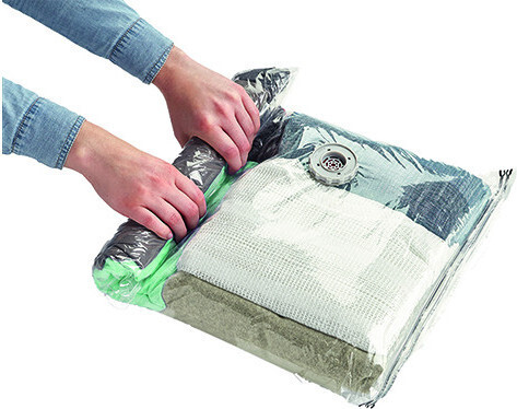 Aufbewahrungsset Range Max - Venteo - Grau - Erwachsene - Platzsparende Lösung, rollt die Tasche auf, damit die Luft entweichen kann