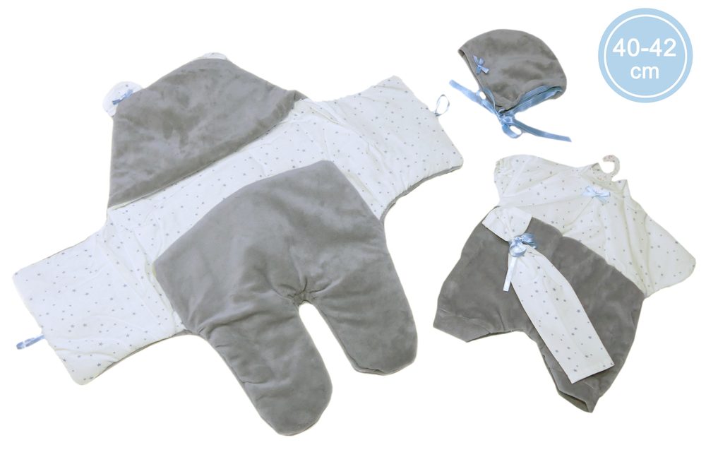 Llorens Lortens M740-59 Kleidung für Puppenbaby Neugeborene Größe 40-42 cm P190272