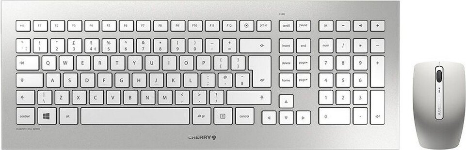 CHERRY Desktop DW 8000 [CH] Wireless silver/white JD-0310CH