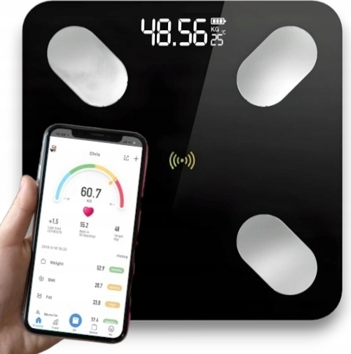 Kaufland ANALYTISCHES GLAS BADGEWICHT SLIM 26 x 26 x 2,5 cm. max. 180kg.