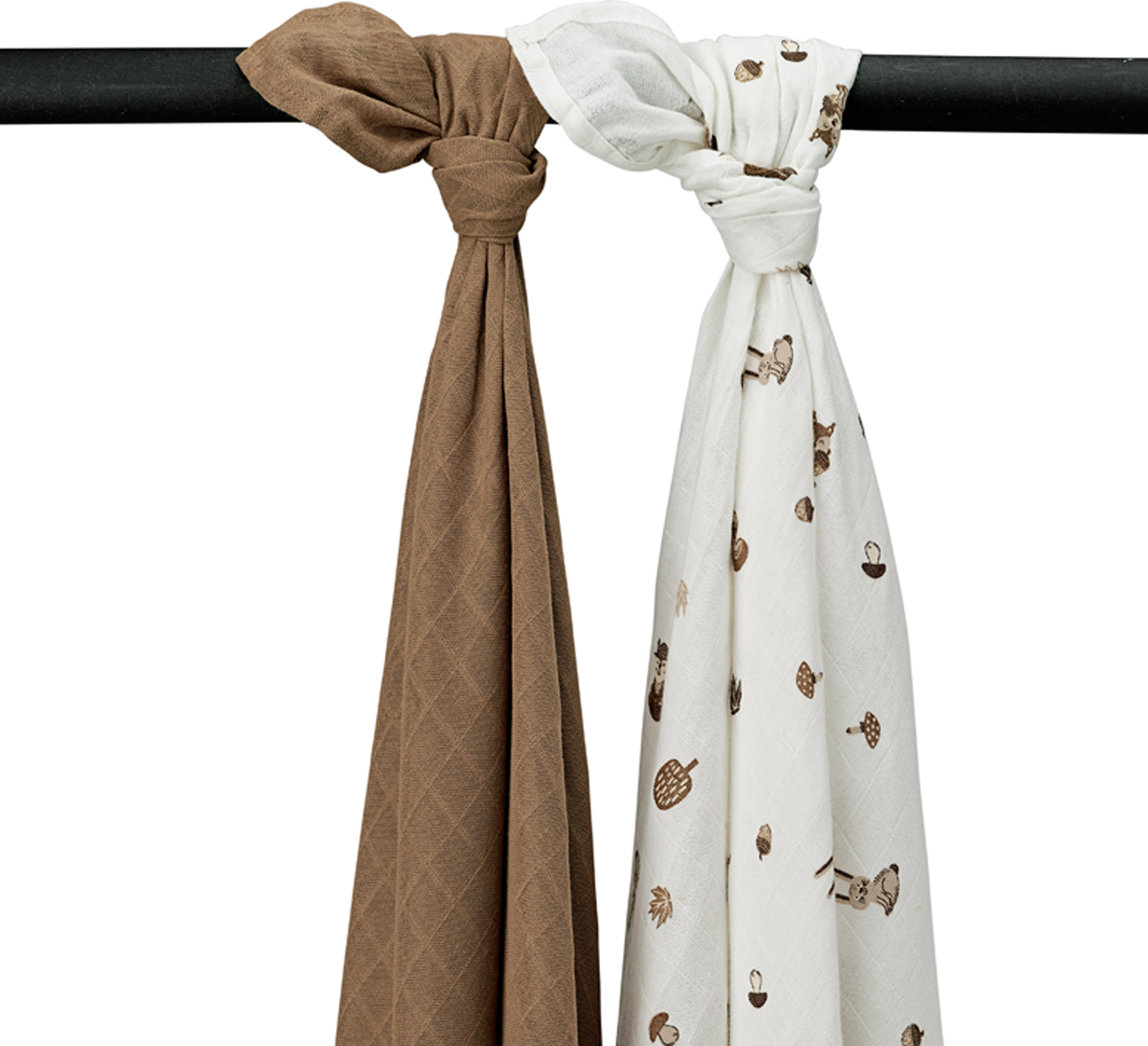 Meyco Forest Animals Swaddle - 2 Stück - Toffee 152.AD.BW.06.M2