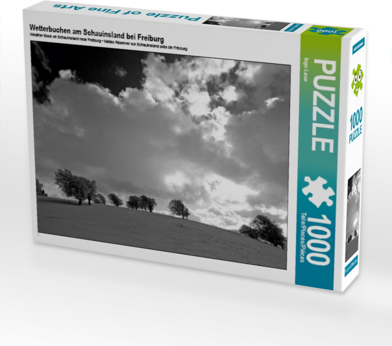 Calvendo Wetterbuchen am Schauinsland bei Freiburg 1000 Teile Puzzle quer 640x480mm, Laue Ingo; 7445201