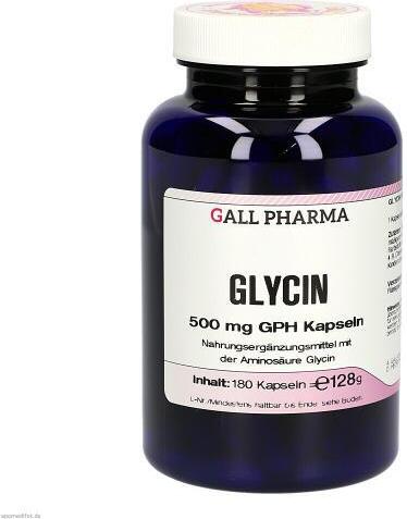 Hecht Pharma GmbH Geschäftsbereich Handelsware Glycin 500 mg Gph Kapseln 180 St 07766840