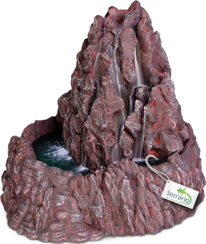Terrario Vulkanbrunnen – Brunnen für Terrarien 22x23x21 cm Terrario