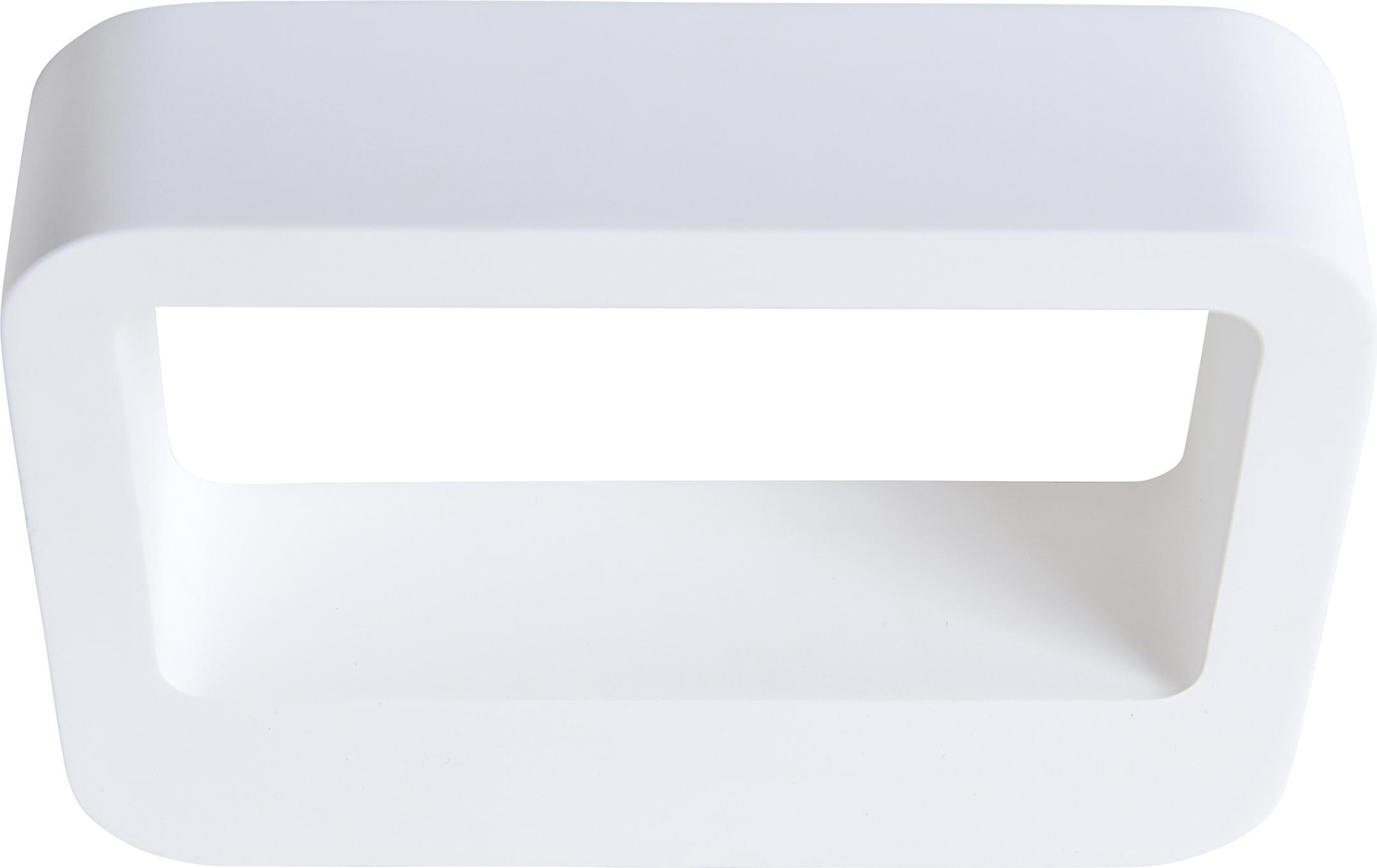 Näve Leuchten LED Wandleuchte "WANNA" LED Wandleuchte "WANNA" Wandleuchten - LED Wandleuchte "WANNA", Wandlampe im Modern Style, ausGips in weiß, 5 cm hoch, Maße 20 x 12 cm, inkl. LED