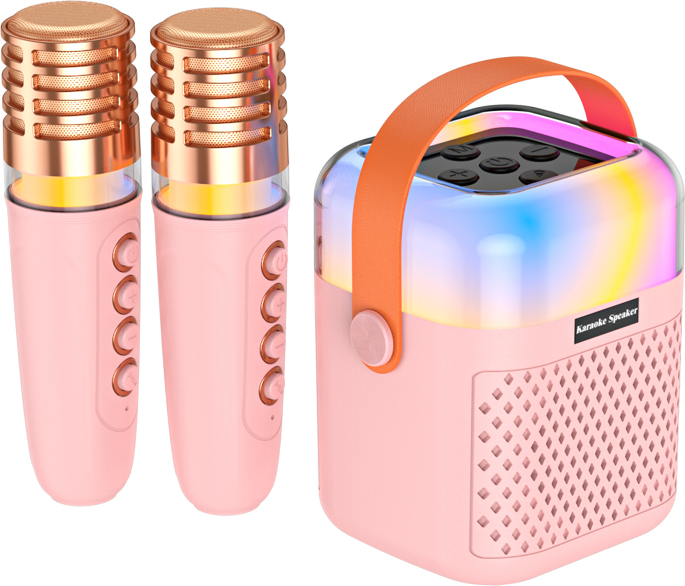 karaoke stroj, mini karaoke stroj, bezdrôtový reproduktor s mikrofónom, reproduktor s mikrofónom, karaoke reproduktor, bezdrôtový mikrofón a reproduktor, prenosný BT reproduktor