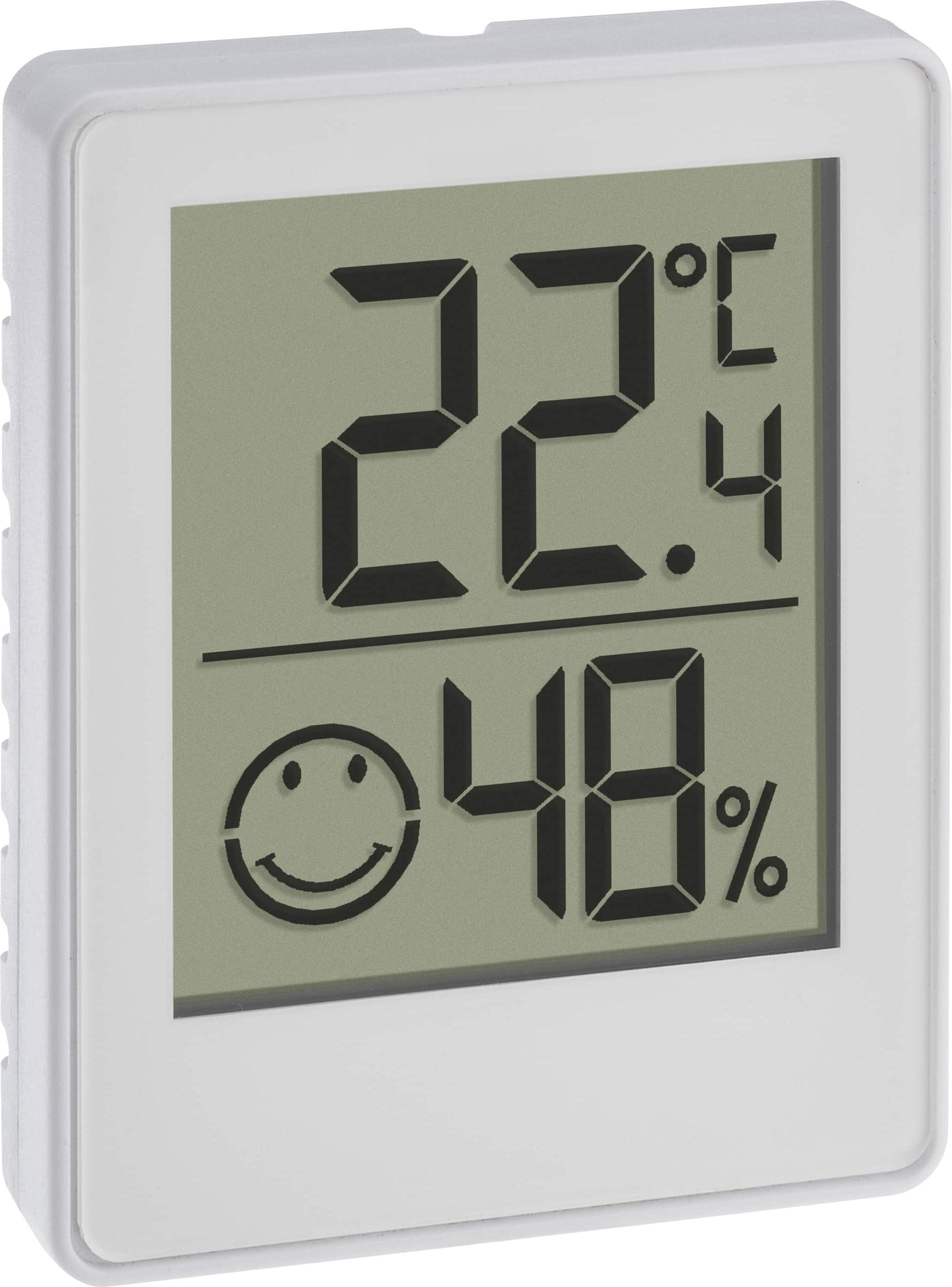 TFA 30.5027 Digitales Thermometer-Hygrometer – Ultra-Flat Raumklimakontrolle, Blau