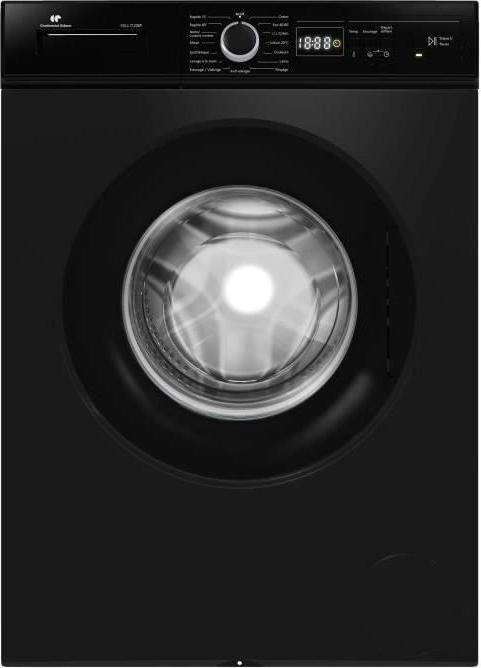 Frontlader-Waschmaschine - Standgerät - CONTINENTAL EDISON - CELL712IBP - 7 kg - Induktion - 60 cm - 1200 U/min - Mattschwarz