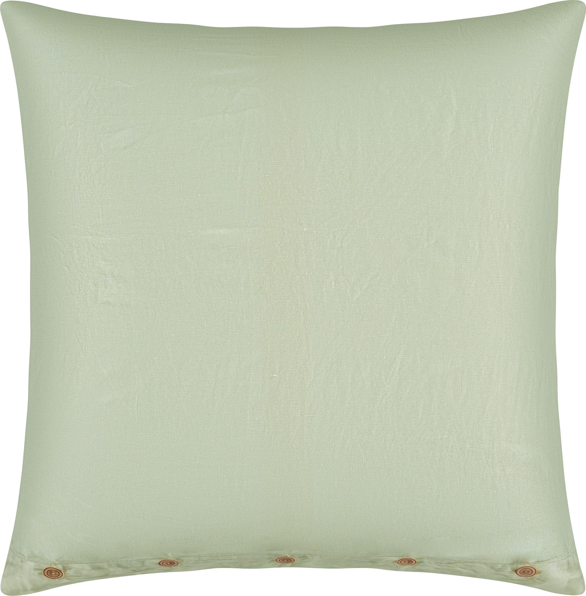 Erwin Müller Kissenbezug Deggendorf" jade 80x80 cm"