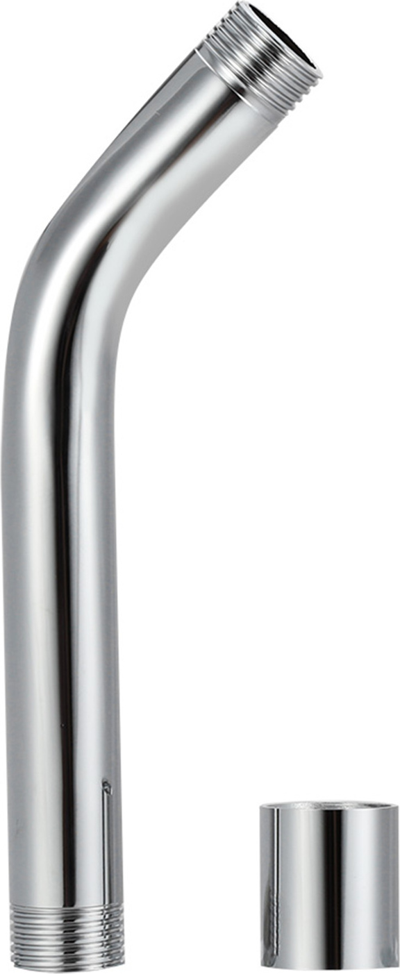 Prolunga Braccio Doccia Da 22,5 Cm In Acciaio Inox Cromato - Tubo Di Estensione Universale Per Soffione - 2