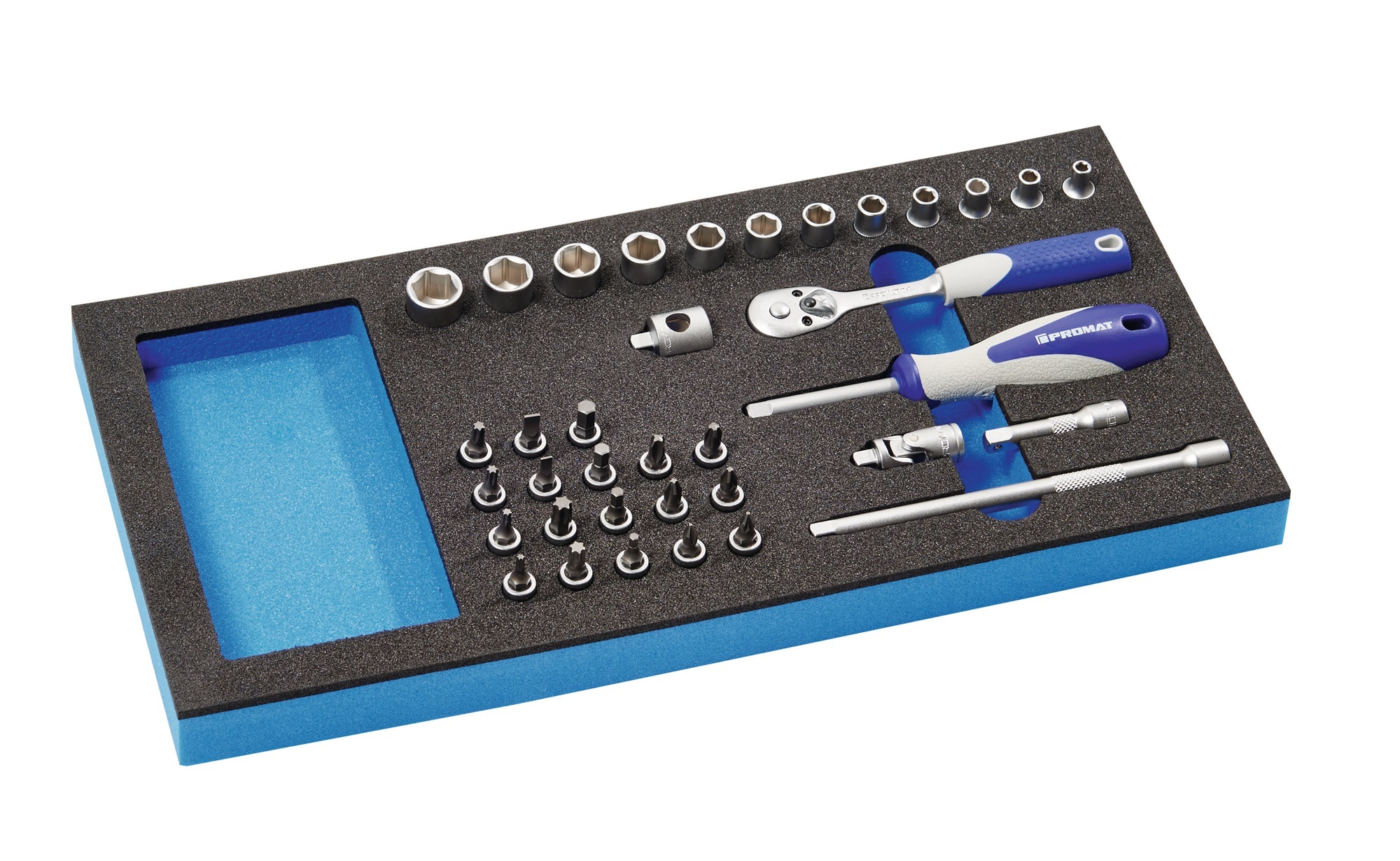 PROMAT Werkzeugmodul 36-teilig 1/3-Modul Steckschlssel S4000871247