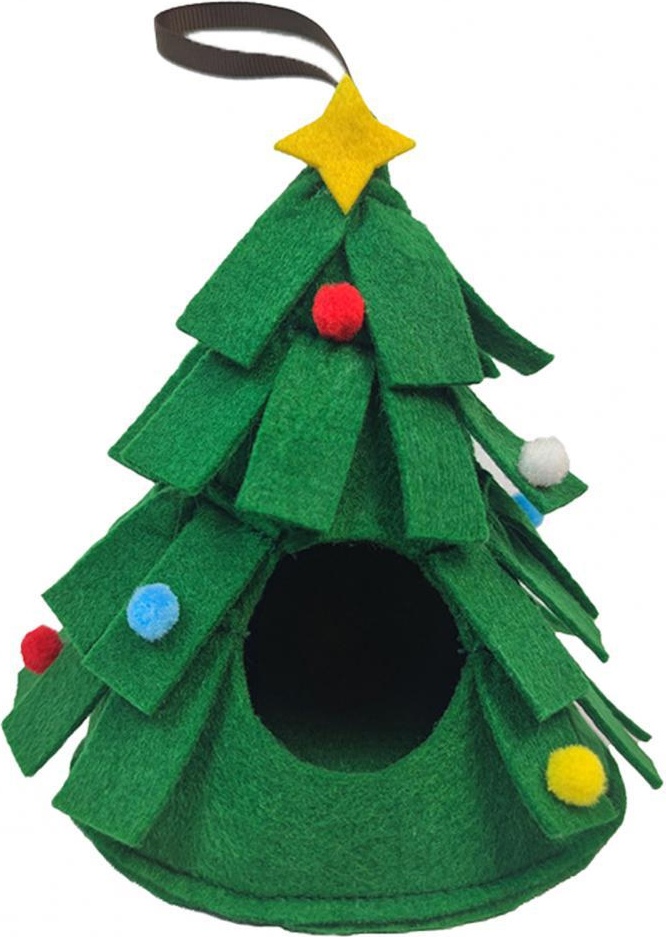 Jormftte Filz Haustiernest Hamsternest Hamsterhaus Weihnachtsbaum Meerschweinchen warmes Pad Nest KAU-LR-HT-CPK-PH-20250521-1