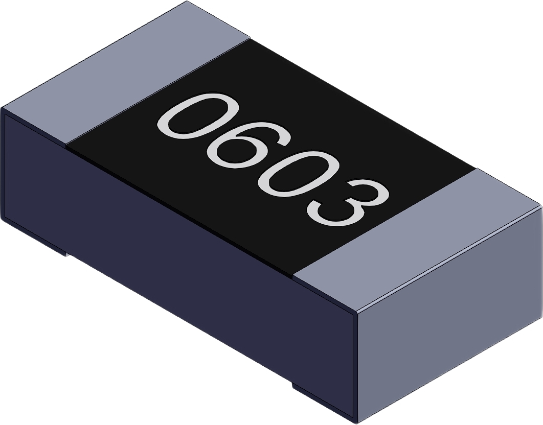 TNE SMD Widerstand 0603, 0,1W, 1% Toleranz, Temperaturbereich -55°C bis 125°C 3665