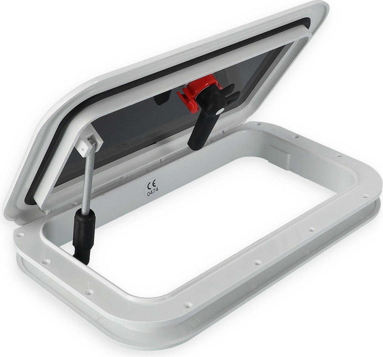 Decksluke 44,8 x 26,8 cm aus schlagfestem Polycarbonat in