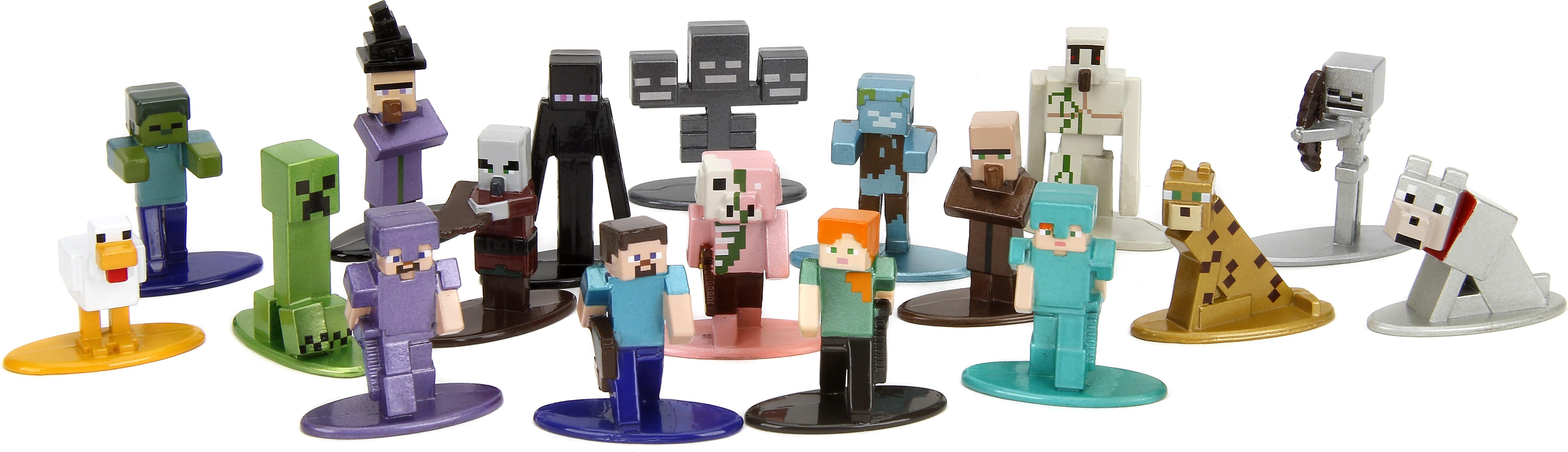 Jada Toys Minecraft 18 Minecraft-Figuren aus Metall 253265013