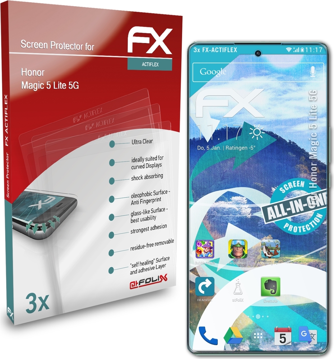 AtFoliX FX-Clear Displayschutzfolie Für Canon XC10 – Ultraklar, Kratzfest (6H) | 3 Stück, Blasenfreie Montage