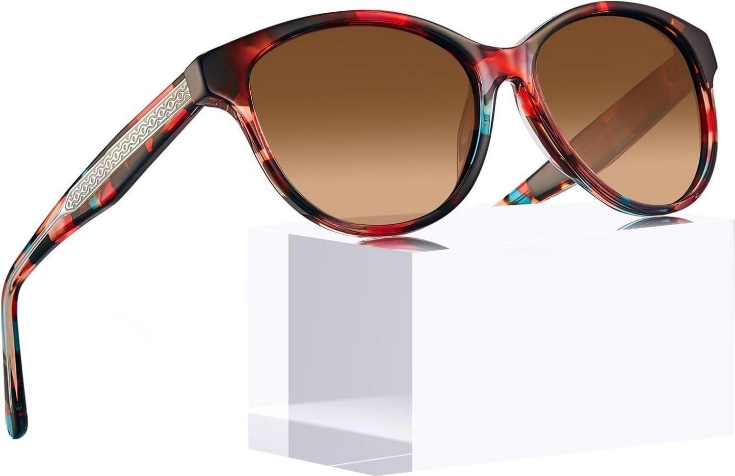 Sonstige CARFIA Katzenaugen Sonnenbrille Polarisiert UV400 Damen Retro Brille