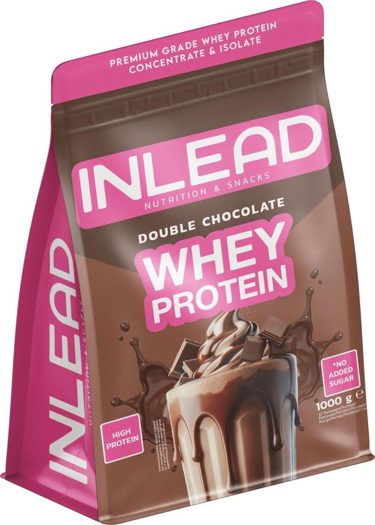 Inlead Whey Protein (1000g) Double Chocolate - Eiweiße - Molkenprotein-Mischung 7-2