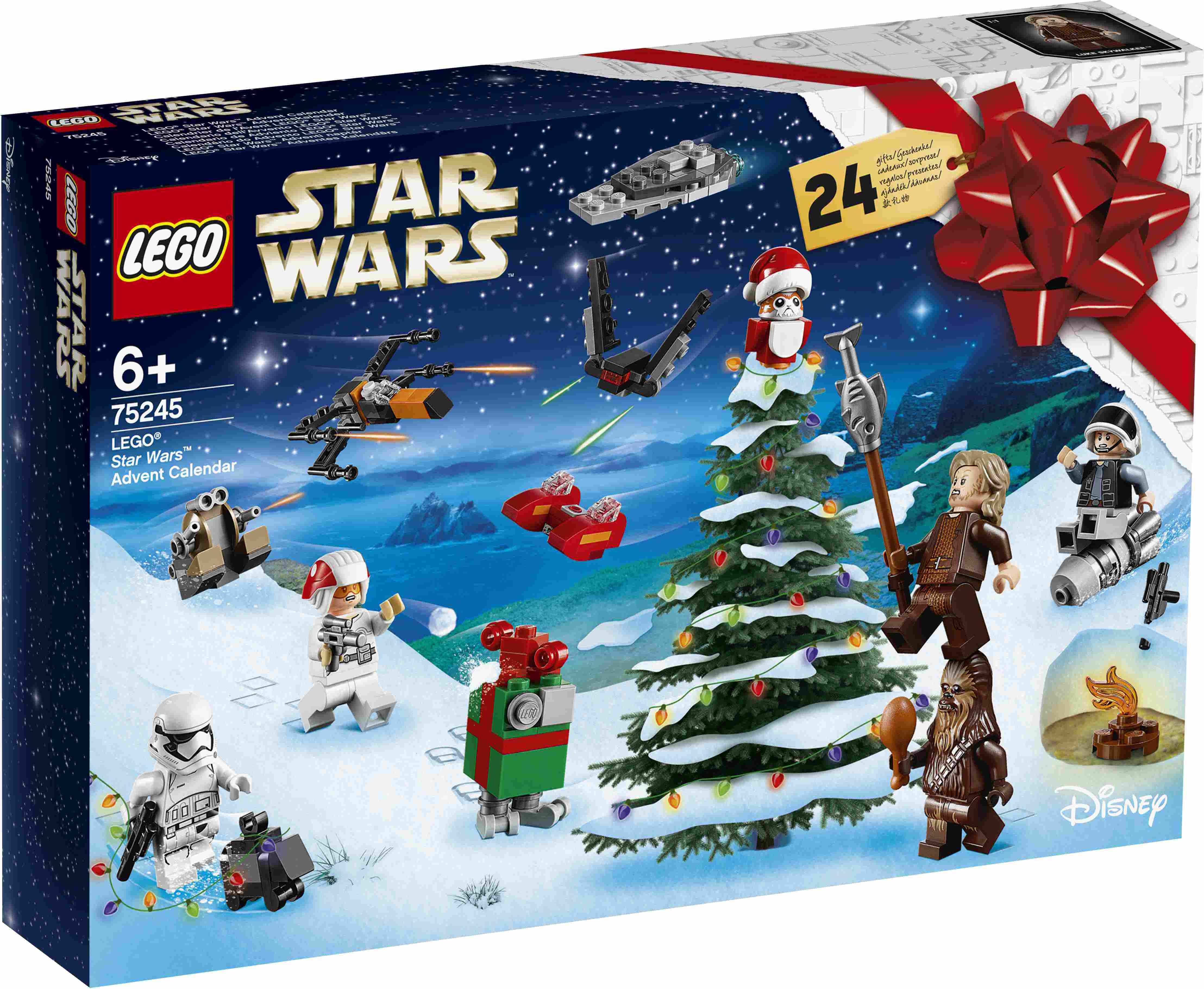 Adventný kalendár LEGO Kids 2019 - Star Wars Figúrky Vozidlá Vesmírne lode