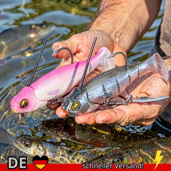 BlueBlack LURETV Japan Importiert RAID HEADSWIMMER LIBERO Bleibauch Rotierender