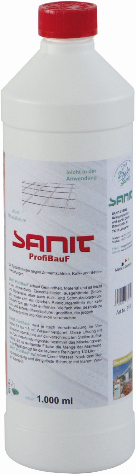 Sanit Chemie Zementschleierentferner ProfiBauF 1000ml, 3170